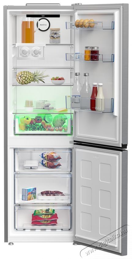 Beko B5RCNA365HXB alulfagyaszt&oacute;s hűtő Konyhai term&eacute;kek - Hűtő, fagyaszt&oacute; (szabadon&aacute;ll&oacute;) - Alulfagyaszt&oacute;s kombin&aacute;lt hűtő - 499668