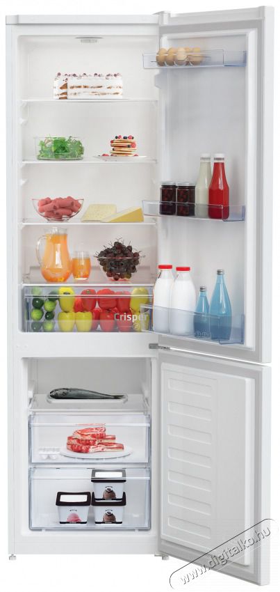 Beko RCSA300K40WN alulfagyaszt&oacute;s hűtőszekr&eacute;ny Konyhai term&eacute;kek - Hűtő, fagyaszt&oacute; (szabadon&aacute;ll&oacute;) - Alulfagyaszt&oacute;s kombin&aacute;lt hűtő - 502657