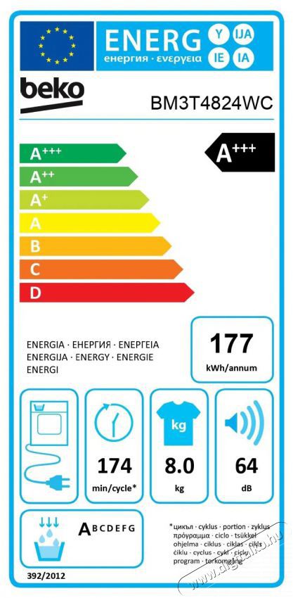 Beko BM3T4824WC H&aacute;ztart&aacute;s / Otthon / K&uuml;lt&eacute;r - Mos&oacute;g&eacute;p / sz&aacute;r&iacute;t&oacute;g&eacute;p - Sz&aacute;r&iacute;t&oacute;g&eacute;p - 504329