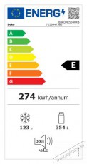 Beko B3RDNE504HXB fel&uuml;lfagyaszt&oacute;s hűtő Konyhai term&eacute;kek - Hűtő, fagyaszt&oacute; (szabadon&aacute;ll&oacute;) - Fel&uuml;lfagyaszt&oacute;s kombin&aacute;lt hűtő - 499678