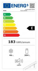 Beko RDSA280K40WN fel&uuml;lfagyaszt&oacute;s hűtő Konyhai term&eacute;kek - Hűtő, fagyaszt&oacute; (szabadon&aacute;ll&oacute;) - Fel&uuml;lfagyaszt&oacute;s kombin&aacute;lt hűtő - 499672