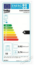 Beko FSM57300GW Elektromos tűzhely Konyhai term&eacute;kek - S&uuml;tő-főzőlap, tűzhely (szabadon&aacute;ll&oacute;) - Elektromos tűzhely (szabadon&aacute;ll&oacute;) - 362636