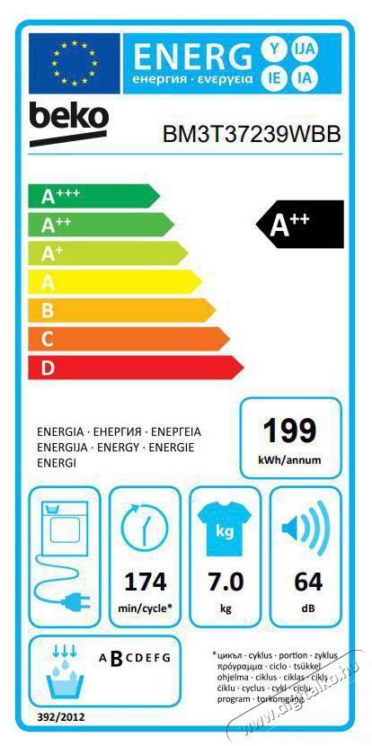 Beko BM3T37239WBB sz&aacute;r&iacute;t&oacute;g&eacute;p H&aacute;ztart&aacute;s / Otthon / K&uuml;lt&eacute;r - Mos&oacute;g&eacute;p / sz&aacute;r&iacute;t&oacute;g&eacute;p - Sz&aacute;r&iacute;t&oacute;g&eacute;p - 503141