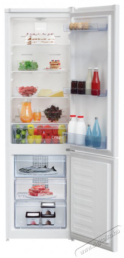 Beko RCNA305K40WN alulfagyaszt&oacute;s hűtő Konyhai term&eacute;kek - Hűtő, fagyaszt&oacute; (szabadon&aacute;ll&oacute;) - Alulfagyaszt&oacute;s kombin&aacute;lt hűtő - 505209