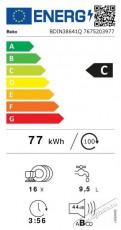Beko Beyond BDIN38641Q Konyhai term&eacute;kek - Mosogat&oacute;g&eacute;p - Norm&aacute;l (60cm) be&eacute;p&iacute;thető mosogat&oacute;g&eacute;p - 509268