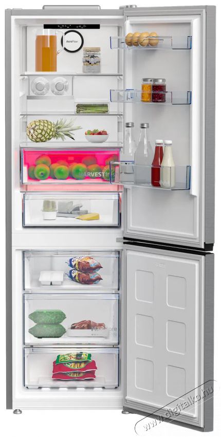 Beko B7RCNE367HXB Konyhai term&eacute;kek - Hűtő, fagyaszt&oacute; (szabadon&aacute;ll&oacute;) - Alulfagyaszt&oacute;s kombin&aacute;lt hűtő - 509597