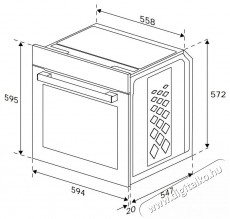 Beko Beyond BBIE123001XD Konyhai term&eacute;kek - S&uuml;tő-főzőlap, tűzhely (be&eacute;p&iacute;thető) - S&uuml;tő (be&eacute;p&iacute;thető) - 505609