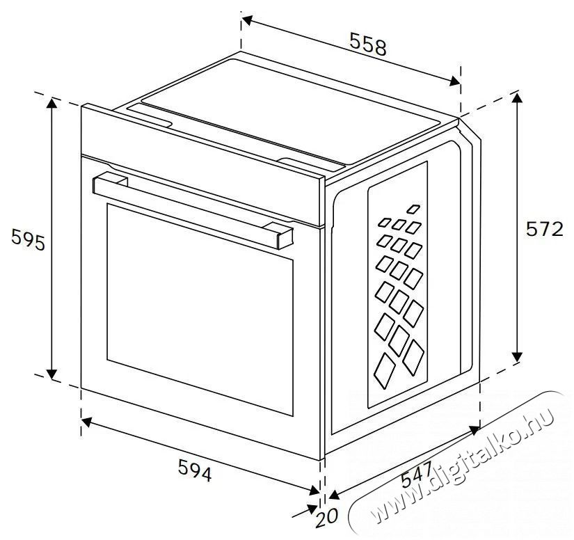 Beko Beyond BBIE18300W Konyhai term&eacute;kek - S&uuml;tő-főzőlap, tűzhely (be&eacute;p&iacute;thető) - S&uuml;tő (be&eacute;p&iacute;thető) - 505617