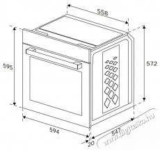 Beko Beyond BBIE18300W Konyhai term&eacute;kek - S&uuml;tő-főzőlap, tűzhely (be&eacute;p&iacute;thető) - S&uuml;tő (be&eacute;p&iacute;thető) - 505617