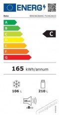 Beko Beyond B5RCNA366HG Konyhai term&eacute;kek - Hűtő, fagyaszt&oacute; (szabadon&aacute;ll&oacute;) - Alulfagyaszt&oacute;s kombin&aacute;lt hűtő - 509354