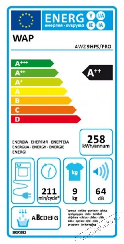 Beko AWZB 9HPS professzin&aacute;lis sz&aacute;r&iacute;t&oacute;g&eacute;p,9kg,hőszivatty&uacute;,digit+WIFI H&aacute;ztart&aacute;s / Otthon / K&uuml;lt&eacute;r - Mos&oacute;g&eacute;p / sz&aacute;r&iacute;t&oacute;g&eacute;p - El&ouml;lt&ouml;ltős mos&oacute;g&eacute;p (be&eacute;p&iacute;thető) - 531656