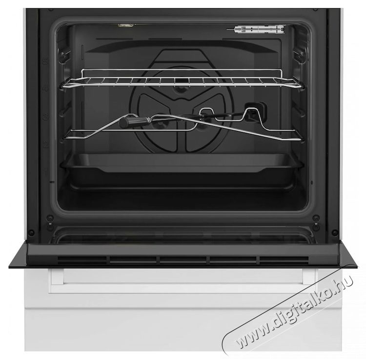 Beko FSST62110DW Tűzhely, Mixt, 4 &eacute;gő, elektromos gy&uacute;jt&aacute;s, grill, rotisserie, A energiaoszt&aacute;ly, 60 cm, feh&eacute;r Konyhai term&eacute;kek - S&uuml;tő-főzőlap, tűzhely (szabadon&aacute;ll&oacute;) - Kombin&aacute;lt tűzhely (szabadon&aacute;ll&oacute;) - 533006