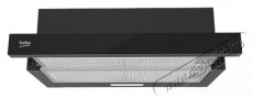 Beko HNT63322BH be&eacute;p&iacute;thető teleszk&oacute;pos p&aacute;raelsz&iacute;v&oacute;, 320 m&sup3;/h maxim&aacute;lis l&eacute;g&aacute;raml&aacute;s, F&eacute;m szűrő, 60cm, Fekete Konyhai term&eacute;kek - P&aacute;raelsz&iacute;v&oacute; - Be&eacute;p&iacute;thető / kih&uacute;zhat&oacute; - 532998