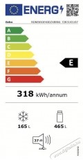 Beko RDNE650E40DZXBRN1 k&eacute;tajt&oacute;s hűtőszekr&eacute;ny, 630 l, Everfresh+, AeroFlow, ProSmart inverteres kompresszor, v&iacute;zadagol&oacute;, E energiaoszt&aacute;ly, M 187,7 cm, S&ouml;t&eacute;t rozsdamentes ac&eacute;l Konyhai term&eacute;kek - Hűtő, fagyaszt&oacute; (szabadon&aacute;ll&oacute;) - Fel&uuml;lfagyaszt&oacute;s kombin&aacute;lt hűtő - 532961