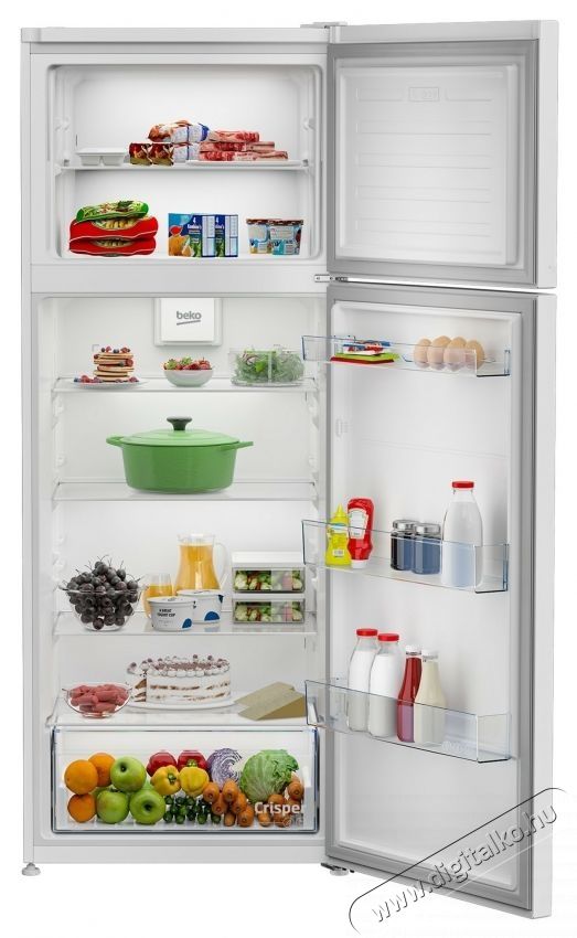 Beko RDSE465K40WN, K&eacute;tajt&oacute;s hűtő, 437 l, E energiaoszt&aacute;ly, hűtőventill&aacute;tor, biztons&aacute;gi &uuml;veg, M 185 cm, feh&eacute;r Konyhai term&eacute;kek - Hűtő, fagyaszt&oacute; (szabadon&aacute;ll&oacute;) - Fel&uuml;lfagyaszt&oacute;s kombin&aacute;lt hűtő - 532953