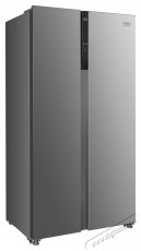 Beko GNO5322XPN Side by side hűtőszekr&eacute;ny, 532 l, E energiaoszt&aacute;ly, NeoFrost Dual Cooling, Kompresszor ProSmart Inverter, Kijelző &eacute;rint&eacute;svez&eacute;rl&eacute;ssel, M 177 cm, Inox Konyhai term&eacute;kek - Hűtő, fagyaszt&oacute; (szabadon&aacute;ll&oacute;) - Amerikai t&iacute;pus&uacute; Side By Side hűtő - 534867