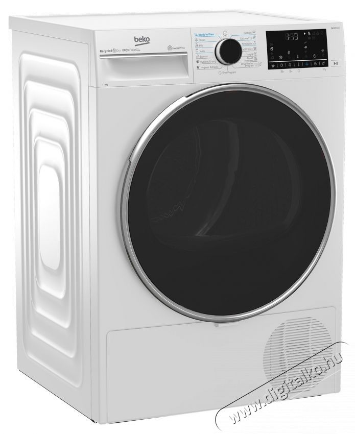 Beko B5T69233WEU Hőszivatty&uacute;s sz&aacute;r&iacute;t&oacute;g&eacute;p, 9 kg, 15 program, HomeWhiz, Steam Refresh, C energiaoszt&aacute;ly, feh&eacute;r H&aacute;ztart&aacute;s / Otthon / K&uuml;lt&eacute;r - Mos&oacute;g&eacute;p / sz&aacute;r&iacute;t&oacute;g&eacute;p - Sz&aacute;r&iacute;t&oacute;g&eacute;p - 536102