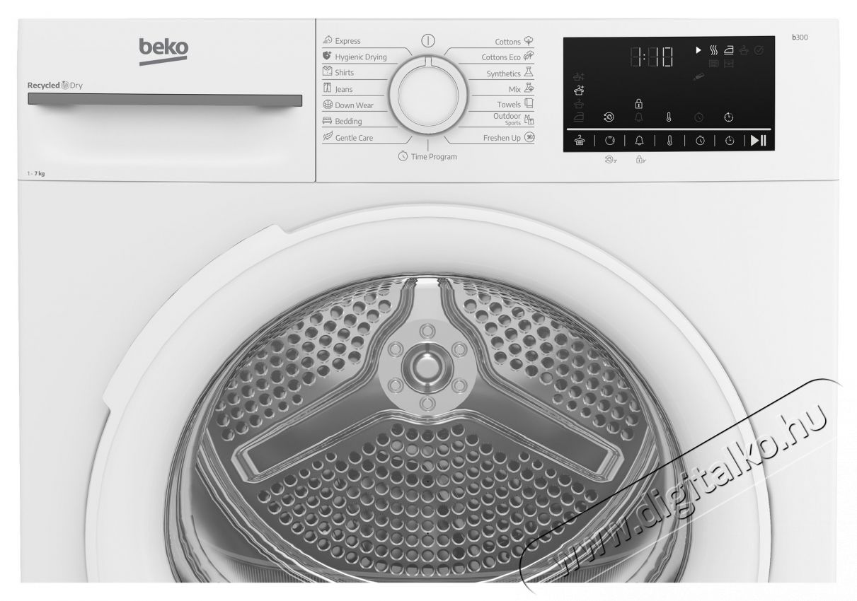 Beko BM3T4723WWEU hőszivatty&uacute;ss sz&aacute;r&iacute;t&oacute;g&eacute;p, 7 kg, 15 program, D energiaoszt&aacute;ly, ProSmart Inverter Motor, EcoSense, Aquawave, Higi&eacute;nikus sz&aacute;r&iacute;t&aacute;s, Feh&eacute;r H&aacute;ztart&aacute;s / Otthon / K&uuml;lt&eacute;r - Mos&oacute;g&eacute;p / sz&aacute;r&iacute;t&oacute;g&eacute;p - Sz&aacute;r&iacute;t&oacute;g&eacute;p - 536100