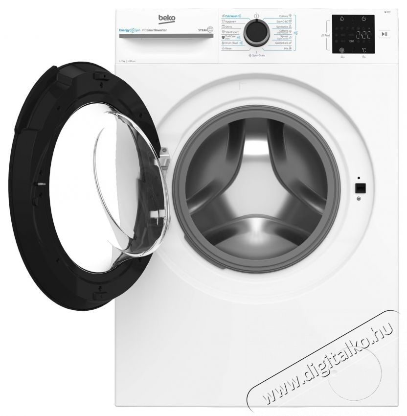 Beko mos&oacute;g&eacute;p BM3WFSU37213WB, 7 kg, 1200 RPM, A energiaoszt&aacute;ly, SteamCure, &Uacute;jrahasznos&iacute;tott k&aacute;d, ProSmart Inverter Motor, AddXtra, WaterMode, ColdWash, Feh&eacute;r H&aacute;ztart&aacute;s / Otthon / K&uuml;lt&eacute;r - Mos&oacute;g&eacute;p / sz&aacute;r&iacute;t&oacute;g&eacute;p - El&ouml;lt&ouml;ltős mos&oacute;g&eacute;p (be&eacute;p&iacute;thető) - 536095
