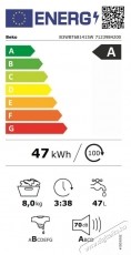 Beko B3WBT681415W be&eacute;p&iacute;thető mos&oacute;g&eacute;p, EnergySpin, SteamCure, 1400 RPM, 8 kg, A energiaoszt&aacute;ly, Feh&eacute;r H&aacute;ztart&aacute;s / Otthon / K&uuml;lt&eacute;r - Mos&oacute;g&eacute;p / sz&aacute;r&iacute;t&oacute;g&eacute;p - El&ouml;lt&ouml;ltős norm&aacute;l (60cm-ig) mos&oacute;g&eacute;p - 536109