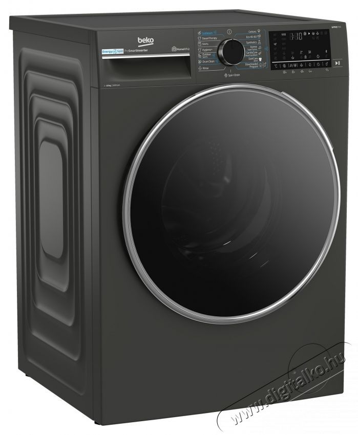 Beko B7WFU610418MB2ES mos&oacute;g&eacute;p, 10 kg, 1400 fordulat/perc, A energiaoszt&aacute;ly, HomeWhiz WiFi-n kereszt&uuml;l, ProSmart inverter motor, AddXtra, Hygiene+, IronFast, Zongoralakk H&aacute;ztart&aacute;s / Otthon / K&uuml;lt&eacute;r - Mos&oacute;g&eacute;p / sz&aacute;r&iacute;t&oacute;g&eacute;p - El&ouml;lt&ouml;ltős norm&aacute;l (60cm-ig) mos&oacute;g&eacute;p - 536123