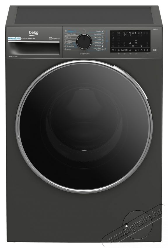 Beko B7WFU610418MB2ES mos&oacute;g&eacute;p, 10 kg, 1400 fordulat/perc, A energiaoszt&aacute;ly, HomeWhiz WiFi-n kereszt&uuml;l, ProSmart inverter motor, AddXtra, Hygiene+, IronFast, Zongoralakk H&aacute;ztart&aacute;s / Otthon / K&uuml;lt&eacute;r - Mos&oacute;g&eacute;p / sz&aacute;r&iacute;t&oacute;g&eacute;p - El&ouml;lt&ouml;ltős norm&aacute;l (60cm-ig) mos&oacute;g&eacute;p - 536123