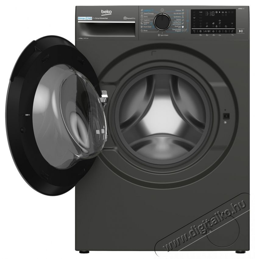Beko B7WFU610418MB2ES mos&oacute;g&eacute;p, 10 kg, 1400 fordulat/perc, A energiaoszt&aacute;ly, HomeWhiz WiFi-n kereszt&uuml;l, ProSmart inverter motor, AddXtra, Hygiene+, IronFast, Zongoralakk H&aacute;ztart&aacute;s / Otthon / K&uuml;lt&eacute;r - Mos&oacute;g&eacute;p / sz&aacute;r&iacute;t&oacute;g&eacute;p - El&ouml;lt&ouml;ltős norm&aacute;l (60cm-ig) mos&oacute;g&eacute;p - 536123