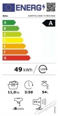 Beko BM3WFST411415W mos&oacute;g&eacute;p, 11 Kg, 1400 RPM, A energiaoszt&aacute;ly, SteamCure, &uacute;jrahasznos&iacute;tott k&aacute;d, ProSmart Inverter motor, AddXtra, WaterMode, ColdWash, feh&eacute;r H&aacute;ztart&aacute;s / Otthon / K&uuml;lt&eacute;r - Mos&oacute;g&eacute;p / sz&aacute;r&iacute;t&oacute;g&eacute;p - El&ouml;lt&ouml;ltős norm&aacute;l (60cm-ig) mos&oacute;g&eacute;p - 536131