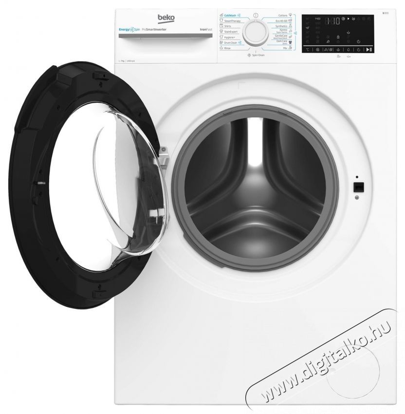 Beko BM3WFU47415WW mos&oacute;g&eacute;p, 7kg, 1400 RPM, ProSmart Inverter motor, Recycled Tub, Hygiene+, SteamCure, AddXtra, Feh&eacute;r H&aacute;ztart&aacute;s / Otthon / K&uuml;lt&eacute;r - Mos&oacute;g&eacute;p / sz&aacute;r&iacute;t&oacute;g&eacute;p - El&ouml;lt&ouml;ltős norm&aacute;l (60cm-ig) mos&oacute;g&eacute;p - 536125