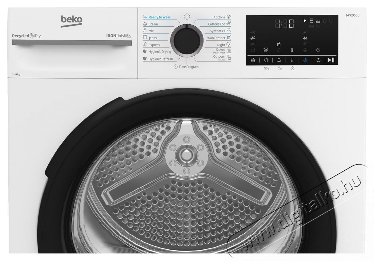 Beko BM5T49243W Hőszivatty&uacute;s sz&aacute;r&iacute;t&oacute;g&eacute;p, 9 kg, 15 program, C energiaoszt&aacute;ly, ProSmart Inverter motor, Aquawave, Visel&eacute;sre k&eacute;sz, Feh&eacute;r H&aacute;ztart&aacute;s / Otthon / K&uuml;lt&eacute;r - Mos&oacute;g&eacute;p / sz&aacute;r&iacute;t&oacute;g&eacute;p - Sz&aacute;r&iacute;t&oacute;g&eacute;p - 536120