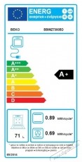 Beko BBIMZ7300BD be&eacute;p&iacute;thető s&uuml;tő, SteamShine &ouml;ntiszt&iacute;t&aacute;s, 71 l, AeroPerfect, A+ energiaoszt&aacute;ly, Fekete Konyhai term&eacute;kek - S&uuml;tő-főzőlap, tűzhely (be&eacute;p&iacute;thető) - S&uuml;tő (be&eacute;p&iacute;thető) - 537723