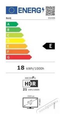 BenQ 9H.LL6LB.QBE MONITOR MOBIUZ EX240N Iroda &eacute;s sz&aacute;m&iacute;t&aacute;stechnika - Monitor - Monitor - 496379