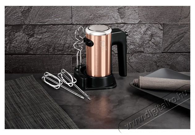 Berlinger Haus BH/9366 r&oacute;zsaarany k&eacute;zi mixer &aacute;llv&aacute;nnyal Konyhai term&eacute;kek - Konyhai kisg&eacute;p (elők&eacute;sz&iacute;t&eacute;s / feldolgoz&aacute;s) - K&eacute;zi mixer - 466631