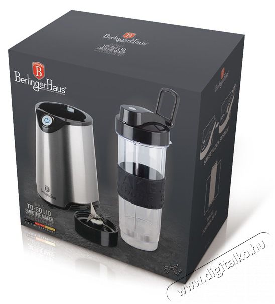 Berlinger Haus BH/9447 fekete smoothie k&eacute;sz&iacute;tő Konyhai term&eacute;kek - Konyhai kisg&eacute;p (elők&eacute;sz&iacute;t&eacute;s / feldolgoz&aacute;s) - Turmixg&eacute;p - 499928