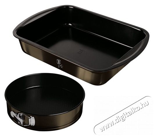 Berlinger Haus LP-KL-119P f&eacute;nyes fekete 2 r&eacute;szes s&uuml;tőforma k&eacute;szlet Konyhai term&eacute;kek - Ed&eacute;ny - Ed&eacute;ny k&eacute;szlet - 499915