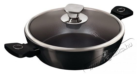 Berlinger Haus LP-KL-135P Black Vantage Collection 28 cm alacsony l&aacute;bas fedővel Konyhai term&eacute;kek - Ed&eacute;ny - Faz&eacute;k / l&aacute;bas - 499922