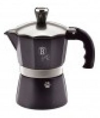 Berlinger Haus BH/8551 carbon pro 3 személyes kotyogós kávéfőző Konyhai termékek - Kávéfőző / kávéörlő / kiegészítő - Kotyogó kávéfőző - 500016