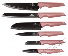 Berlinger Haus BH/2595 pink 6 r&eacute;szes k&eacute;sk&eacute;szlet Konyhai term&eacute;kek - Konyhai eszk&ouml;z - K&eacute;s / oll&oacute; - 500067