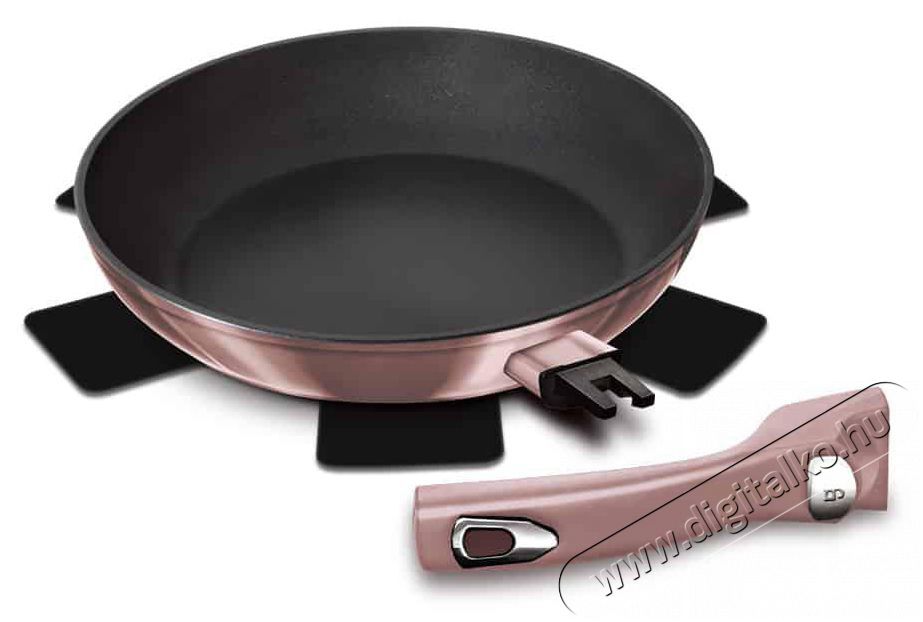 Berlinger Haus BH/6084 I-Rose Collection 24 cm levehető ny&eacute;llel serpenyő Konyhai term&eacute;kek - Ed&eacute;ny - Serpenyő - 500075