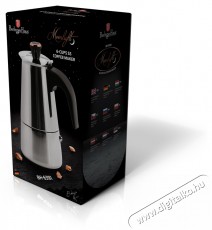 Berlinger Haus BH/6767 rozsdamentes ac&eacute;l 6 szem&eacute;lyes kotyog&oacute;s k&aacute;v&eacute;főző Konyhai term&eacute;kek - K&aacute;v&eacute;főző / k&aacute;v&eacute;&ouml;rlő / kieg&eacute;sz&iacute;tő - Kotyog&oacute; k&aacute;v&eacute;főző - 500019