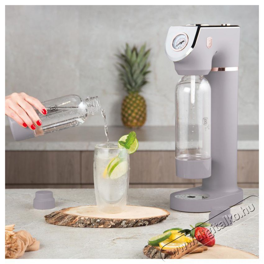 Berlinger Haus BH/8558 2 palackkal, barom&eacute;terrel, matt taupe sz&oacute;dag&eacute;p Konyhai term&eacute;kek - Sodastream sz&oacute;dag&eacute;p - Sodastream sz&oacute;dag&eacute;p - 500090