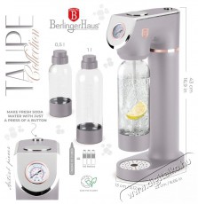 Berlinger Haus BH/8558 2 palackkal, barom&eacute;terrel, matt taupe sz&oacute;dag&eacute;p Konyhai term&eacute;kek - Sodastream sz&oacute;dag&eacute;p - Sodastream sz&oacute;dag&eacute;p - 500090