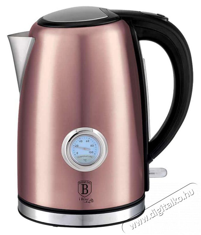 Berlinger Haus BH/9070 kijelzővel, 1,7L pink v&iacute;zforral&oacute; Konyhai term&eacute;kek - V&iacute;zforral&oacute; / teafőző - 500035