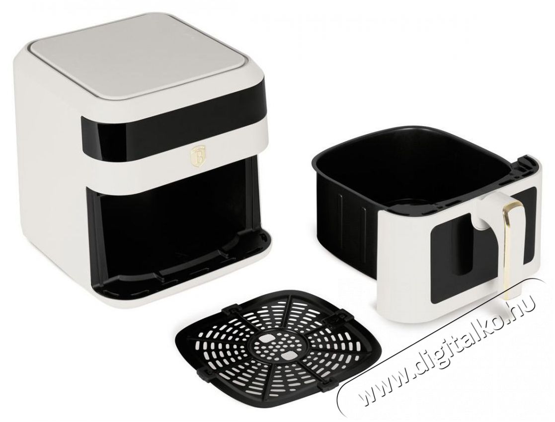 Berlinger Haus BH/9546 matt kr&eacute;m 6,3 L forr&oacute;levegős s&uuml;tő Konyhai term&eacute;kek - Konyhai kisg&eacute;p (s&uuml;t&eacute;s / főz&eacute;s / hűt&eacute;s / &eacute;telk&eacute;sz&iacute;t&eacute;s) - L&eacute;gkever&eacute;ses főzőg&eacute;p / elektromos kukta / multifunkci&oacute;s s&uuml;tő - 500020