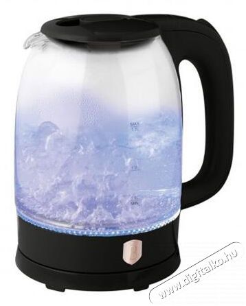 Berlinger Haus BH/9565 1,7L-es fekete- rose gold &uuml;veg v&iacute;zforral&oacute; Konyhai term&eacute;kek - V&iacute;zforral&oacute; / teafőző - 500023