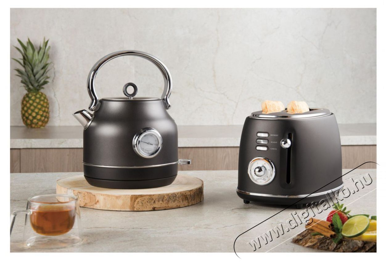 Berlinger Haus BH/9643 matt antracit 2 szeletes keny&eacute;rpir&iacute;t&oacute; Konyhai term&eacute;kek - Konyhai kisg&eacute;p (s&uuml;t&eacute;s / főz&eacute;s / hűt&eacute;s / &eacute;telk&eacute;sz&iacute;t&eacute;s) - Keny&eacute;rpir&iacute;t&oacute; - 500032