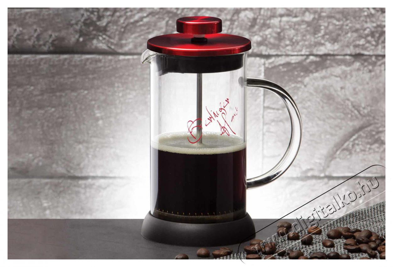 Berlinger Haus BH/1496 burgundi 350 ml k&aacute;v&eacute;- &eacute;s teafőző Konyhai term&eacute;kek - K&aacute;v&eacute;főző / k&aacute;v&eacute;&ouml;rlő / kieg&eacute;sz&iacute;tő - Filteres k&aacute;v&eacute;főző - 501158