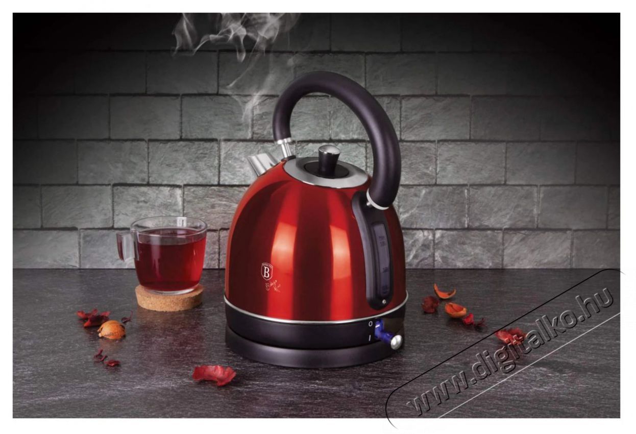 Berlinger Haus BH/9334 1,8 L-es burgundi v&iacute;zforral&oacute; Konyhai term&eacute;kek - V&iacute;zforral&oacute; / teafőző - 502187