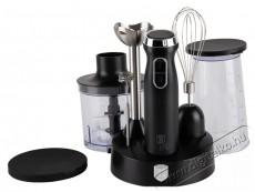 Berlinger Haus BH/9597matt fekete 6 r&eacute;szes botmixer szett Konyhai term&eacute;kek - Konyhai kisg&eacute;p (elők&eacute;sz&iacute;t&eacute;s / feldolgoz&aacute;s) - Botmixer - 502439