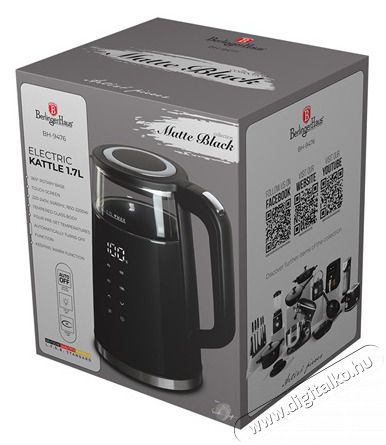 Berlinger Haus BH/9476 V&Iacute;ZFORRAL&Oacute; 1,7 l HŐFOKSZAB&Aacute;LYOZ&Oacute;VAL Konyhai term&eacute;kek - V&iacute;zforral&oacute; / teafőző - 511638